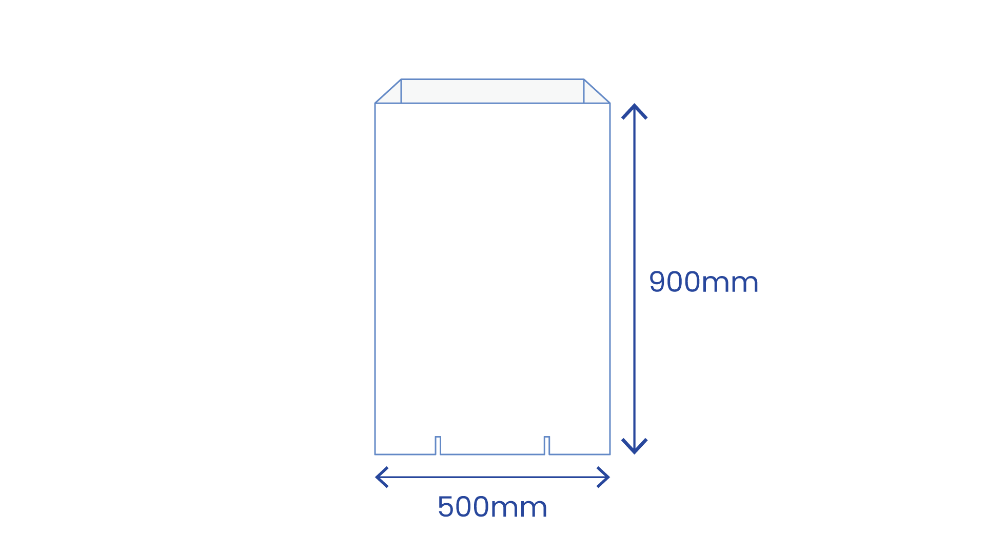 500mm x 900mm