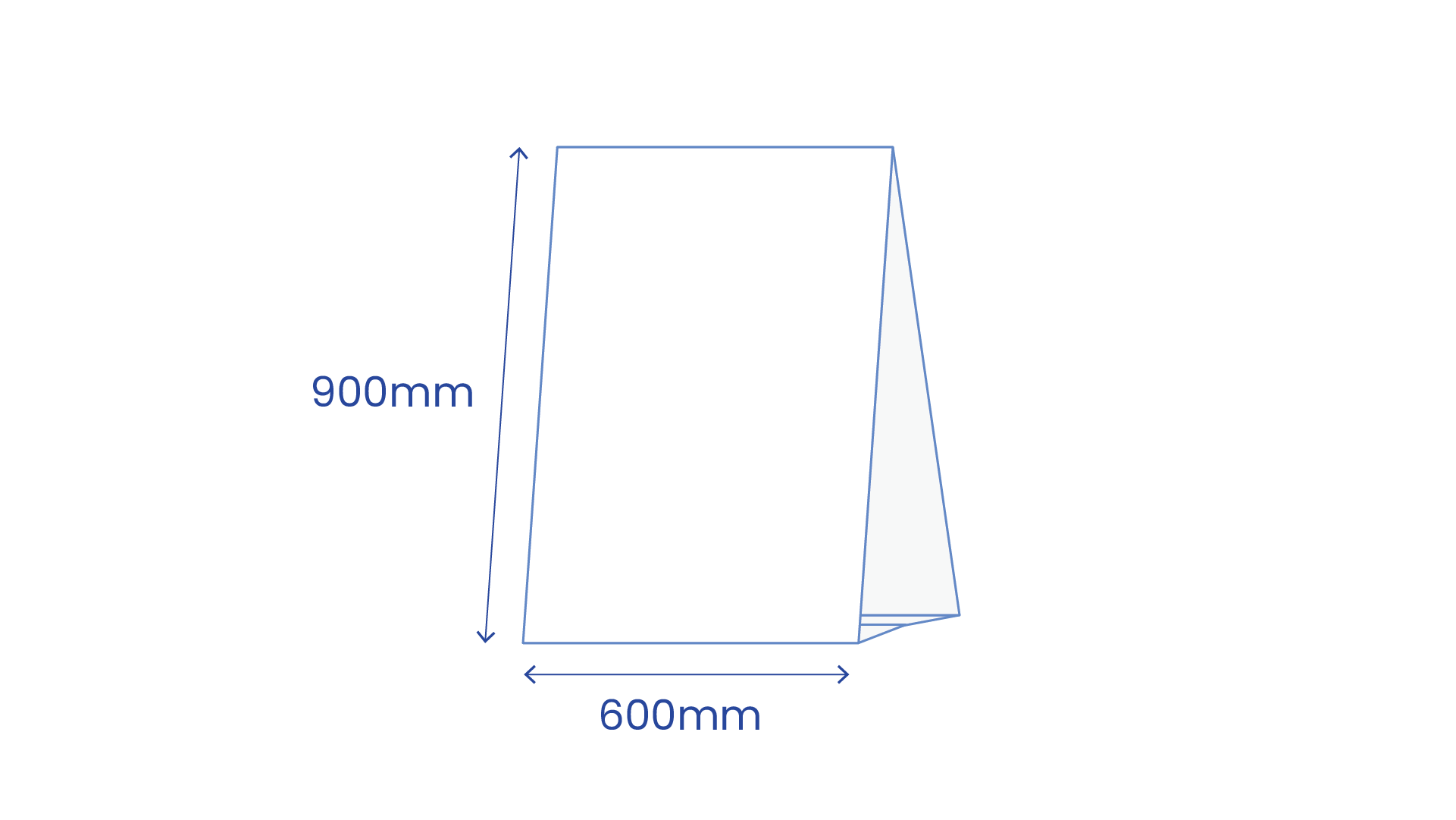 600mm x 900mm