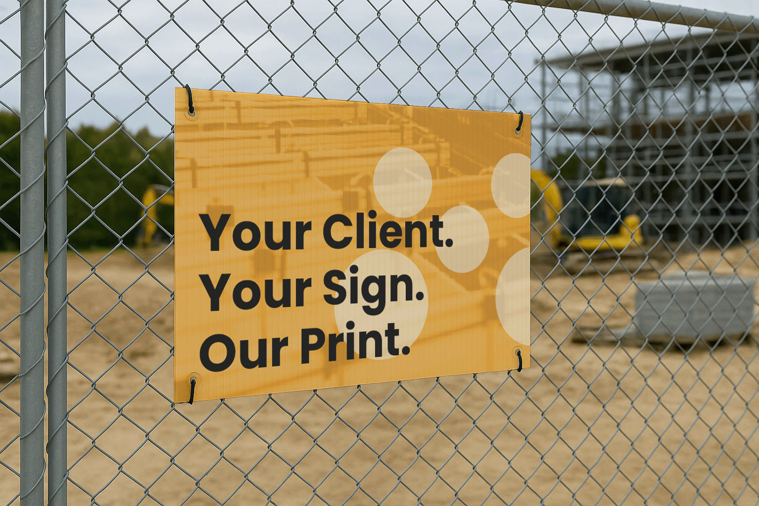 Corrugated Plastic with Eyelets - image 2