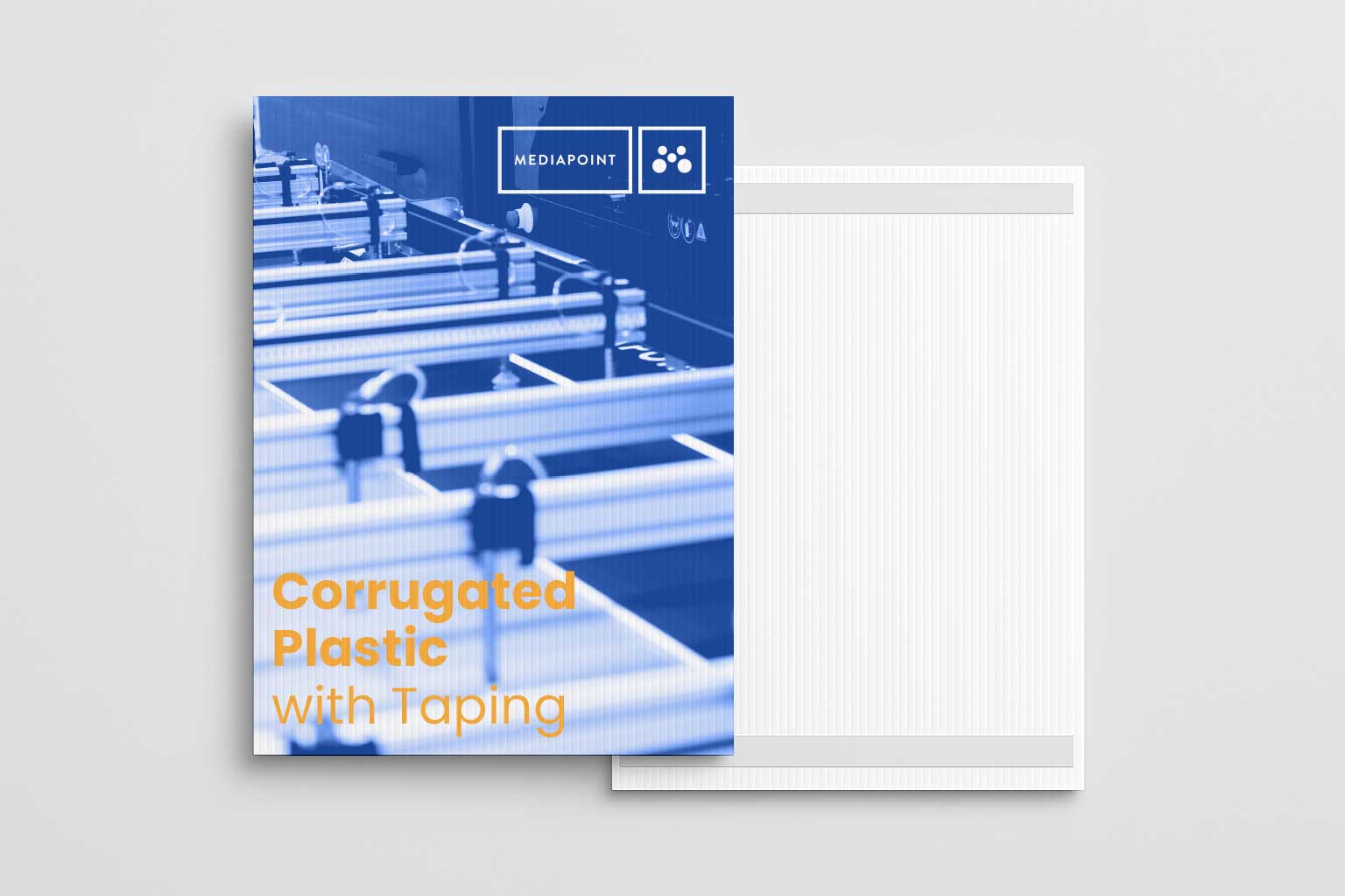 Corrugated Plastic with Taping