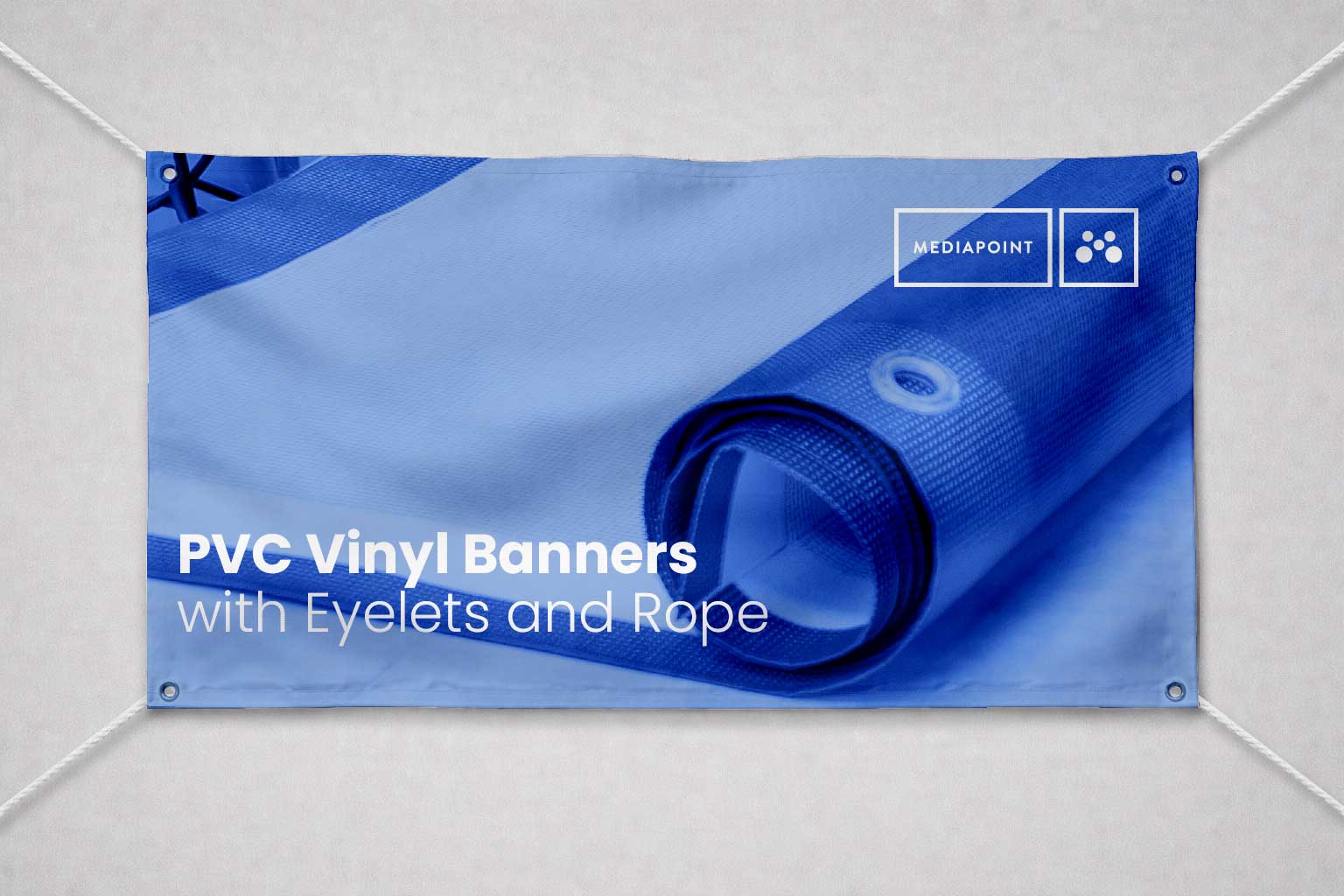 PVC Vinyl Banners with Eyelets and Rope