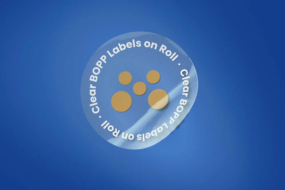 Clear BOPP Labels on Roll - image 2