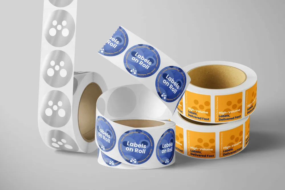 Labels on Roll