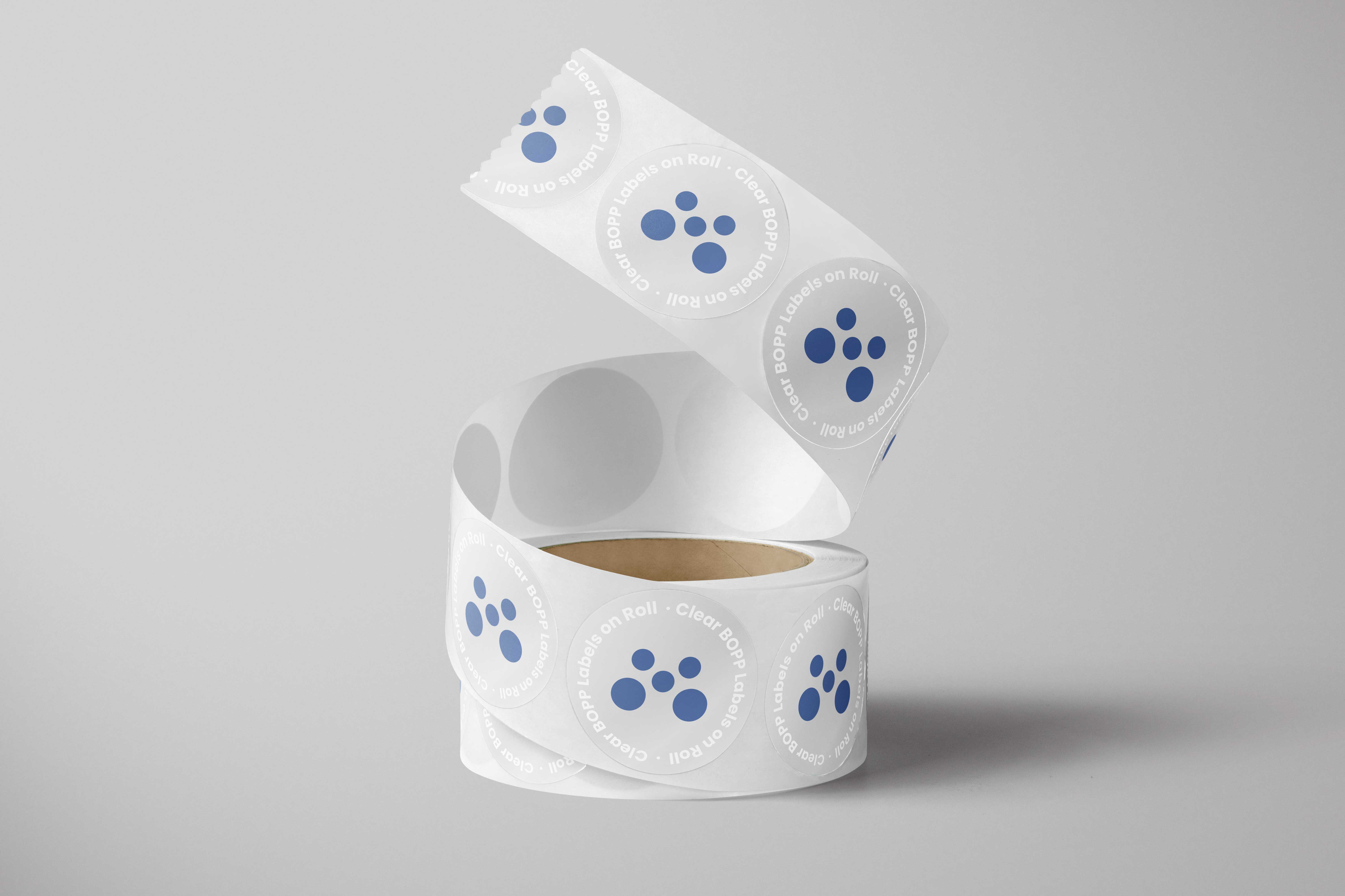 Clear BOPP Labels on Roll