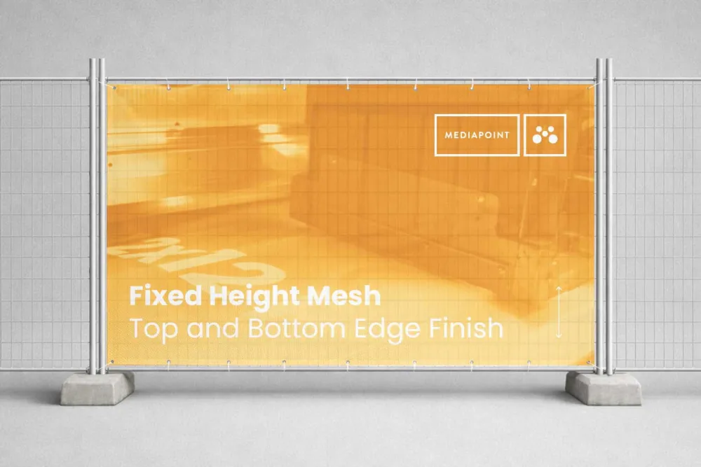 Fixed Height Mesh - Top and Bottom Edge Finish